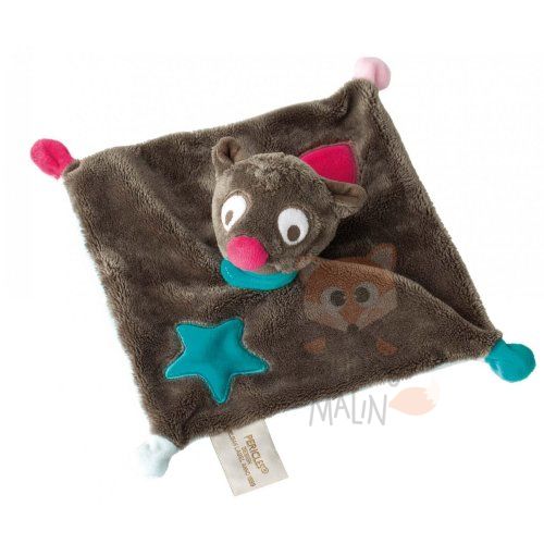 Pericles - comforter dog brown blue pink star heart 20 cm 